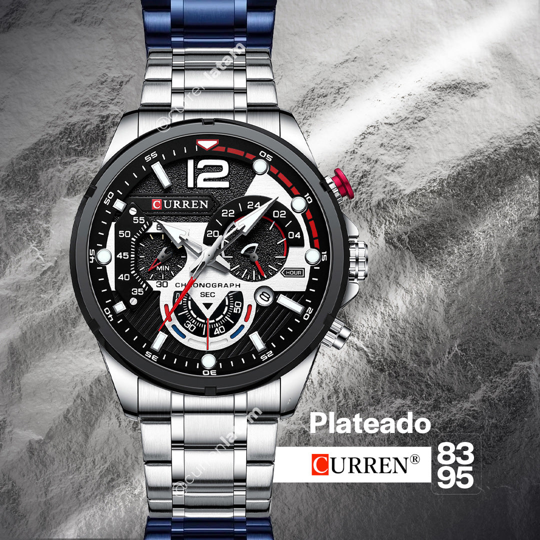 Reloj Curren 8395 Cronografos Acero Ino ¡Compra con la seguridad de recibirlo rápidamente y paga solo cuando tengas el producto o reloj en tus manos! ¡¡ENVÍO GRATIS!!