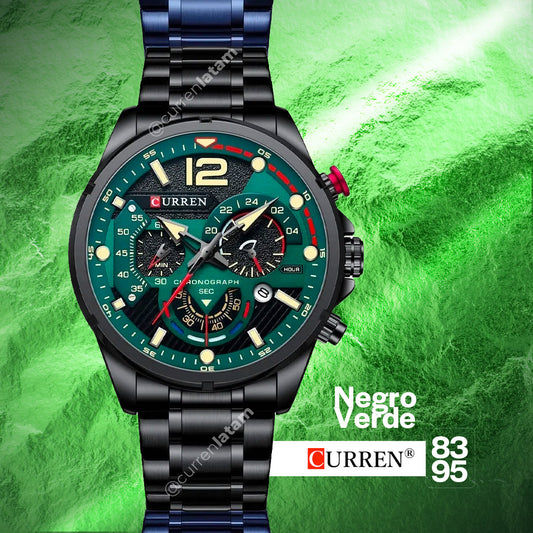 Reloj Curren 8395 Cronografos Acero Ino ¡Compra con la seguridad de recibirlo rápidamente y paga solo cuando tengas el producto o reloj en tus manos! ¡¡ENVÍO GRATIS!!