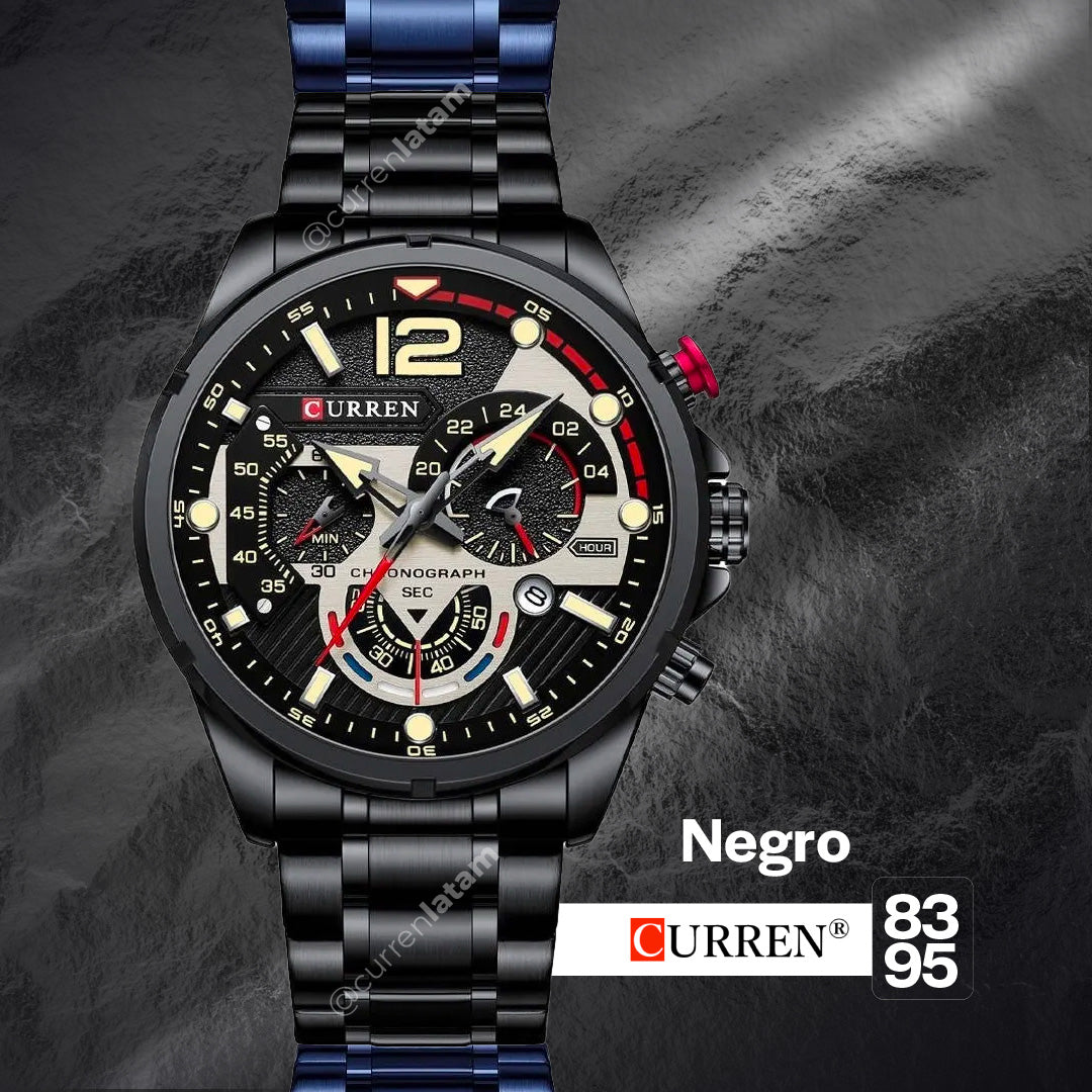 Reloj Curren 8395 Cronografos Acero Ino ¡Compra con la seguridad de recibirlo rápidamente y paga solo cuando tengas el producto o reloj en tus manos! ¡¡ENVÍO GRATIS!!
